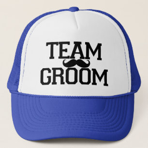 Camionero Gorra del bigote de los padrinos de boda del novio