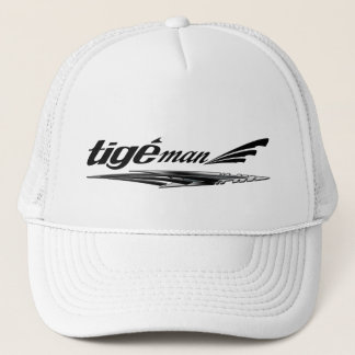 Camionero Gorra del blanco del negro del hombre de TIge