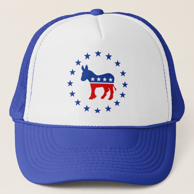 Camionero Gorra del burro de Demócrata (Anverso)
