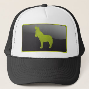 Camionero Gorra del burro del fiesta de Demócrata (verde)