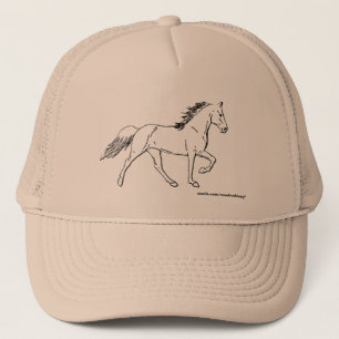 Camionero Gorra del caballo de Gaited