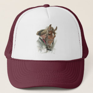 Camionero Gorra del caballo de los mejores amigos