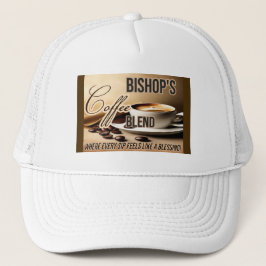 Camionero Gorra del café de Bishop