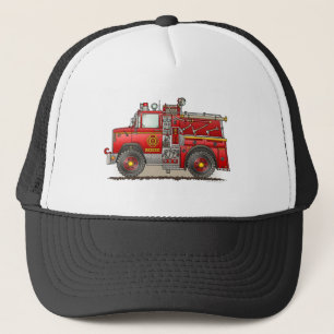 Camionero Gorra del camión del rescate de la autobomba del
