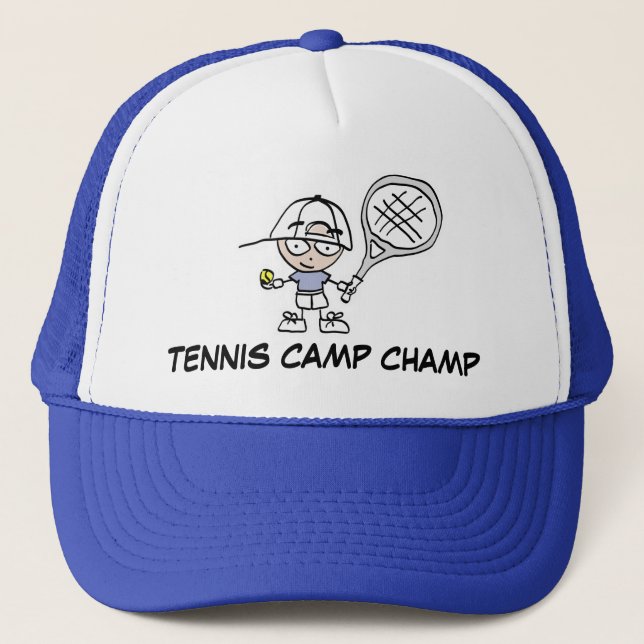 Camionero Gorra del Campo de Tenis (Anverso)