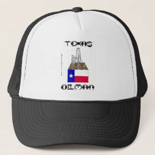 Camionero Gorra del campo petrolífero del Oilman de Tejas