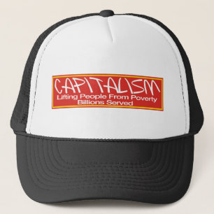 Camionero Gorra del capitalismo - gente de elevación de la