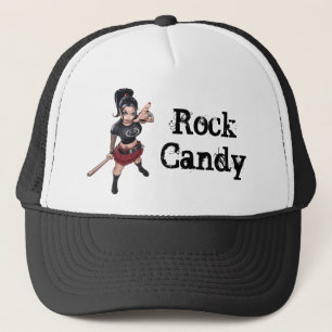 Camionero Gorra del caramelo de roca
