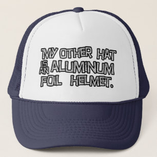 Camionero Gorra del casco del papel de aluminio