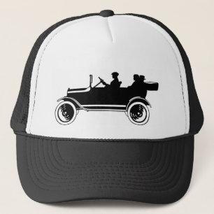 Camionero Gorra del casquillo de la silueta del coche