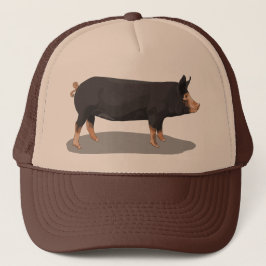 Camionero Gorra del cerdo de Berkshire