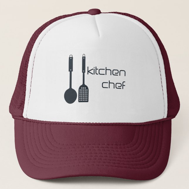 Camionero Gorra del Chef de la Cocina del personalizable (Anverso)