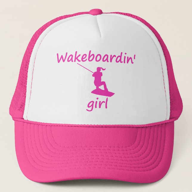 Camionero Gorra del chica de Wakeboardin (Anverso)