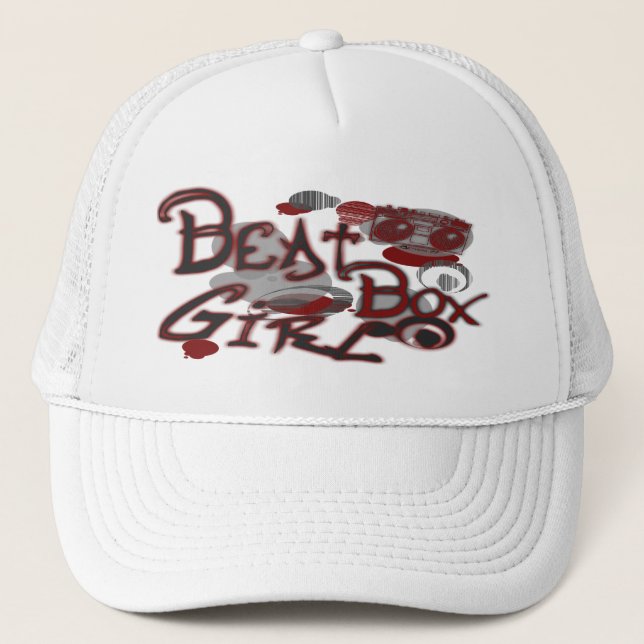 Camionero Gorra del chica R de Beatbox (Anverso)