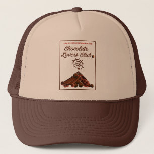 Camionero Gorra del club de amantes del chocolate