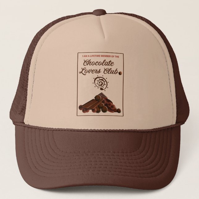 Camionero Gorra del club de amantes del chocolate (Anverso)