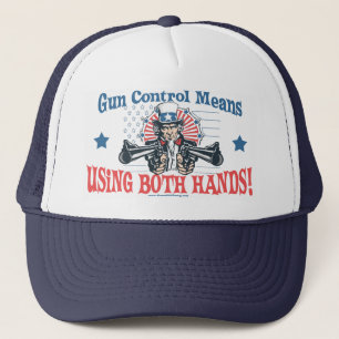 Camionero Gorra del control de armas del tío Sam