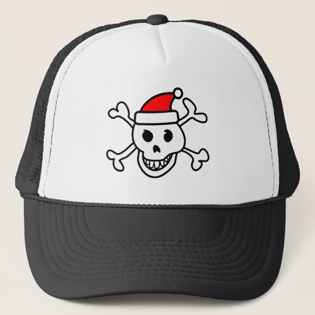 Camionero Gorra del cráneo de Santa (Anverso)