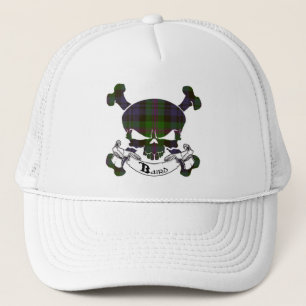 Camionero Gorra del cráneo del tartán de Baird