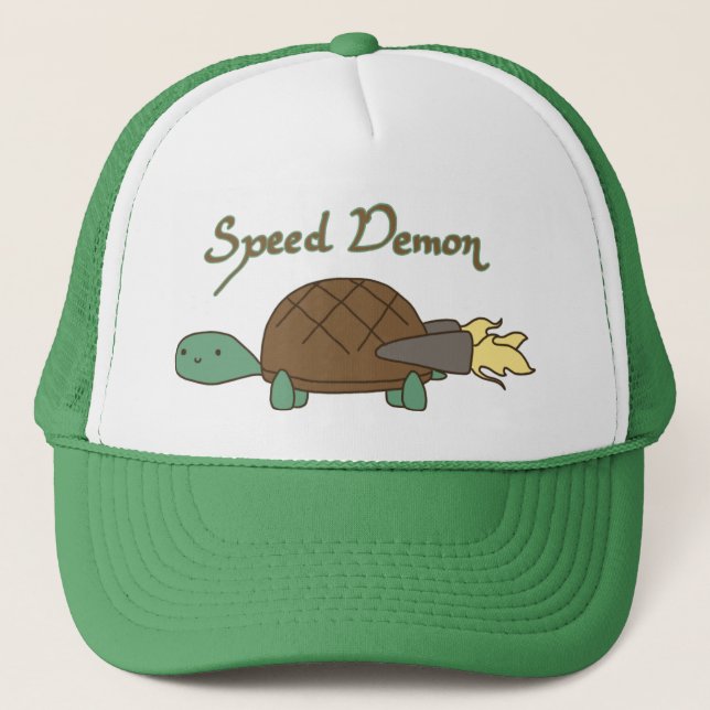 Camionero Gorra del demonio de velocidad (Anverso)