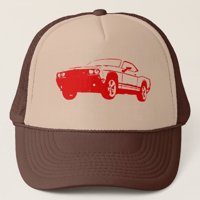 Camionero Gorra del desafiador de la escuela vieja (Anverso)