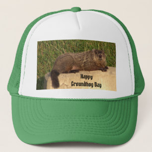 Camionero Gorra del Día de la Marmota