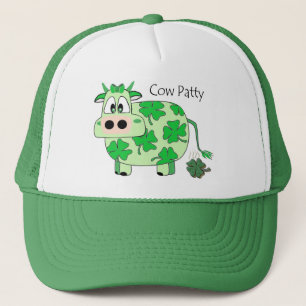 Camionero Gorra del día de Patty St Patrick de la vaca
