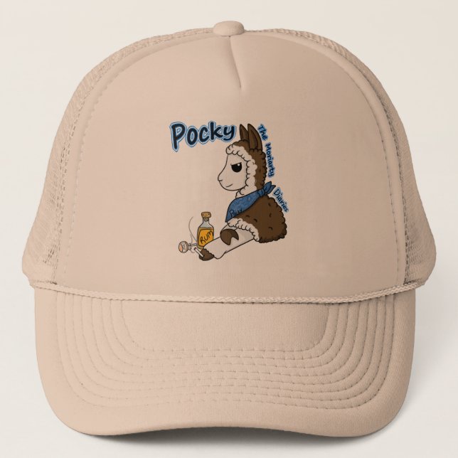 Camionero Gorra del discípulo del carbón de leña (Anverso)