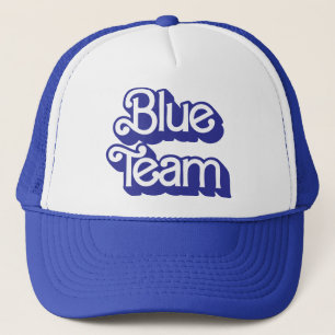 Camionero Gorra del equipo azul de guerra de color