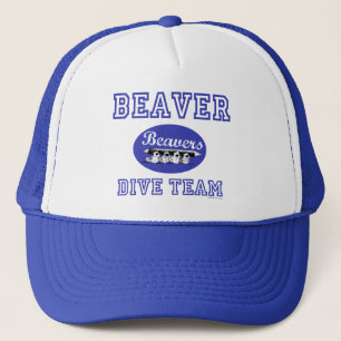 Camionero Gorra del equipo de la zambullida del castor