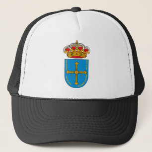 Camionero Gorra del escudo de armas de Asturias