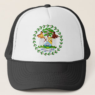 Camionero Gorra del escudo de armas de Belice