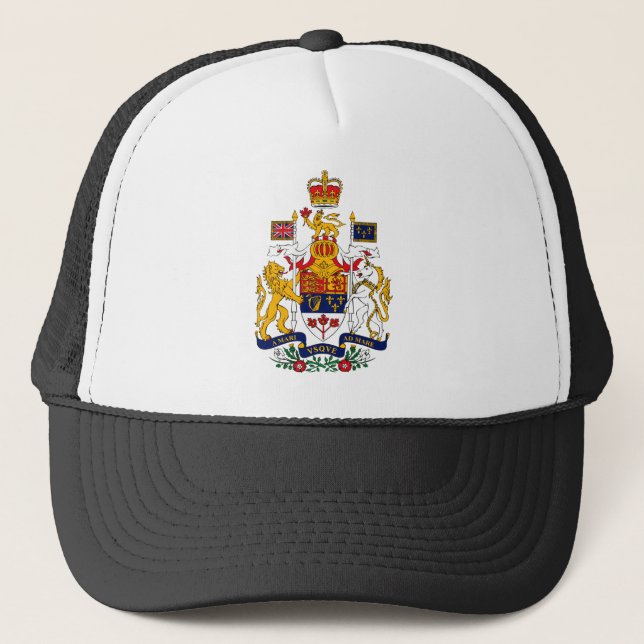 Camionero Gorra del escudo de armas de Canadá (Anverso)