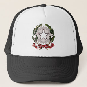 Camionero Gorra del escudo de armas de Italia