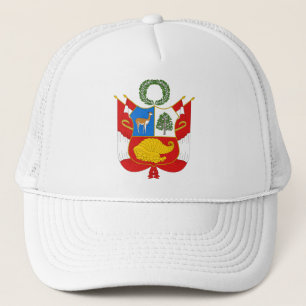 Camionero Gorra del Escudo de Armas del Perú