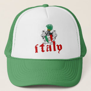 Camionero Gorra del escudo de Italia