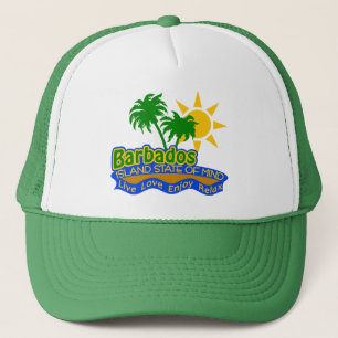 Camionero Gorra del estado de ánimo de Barbados - elija el