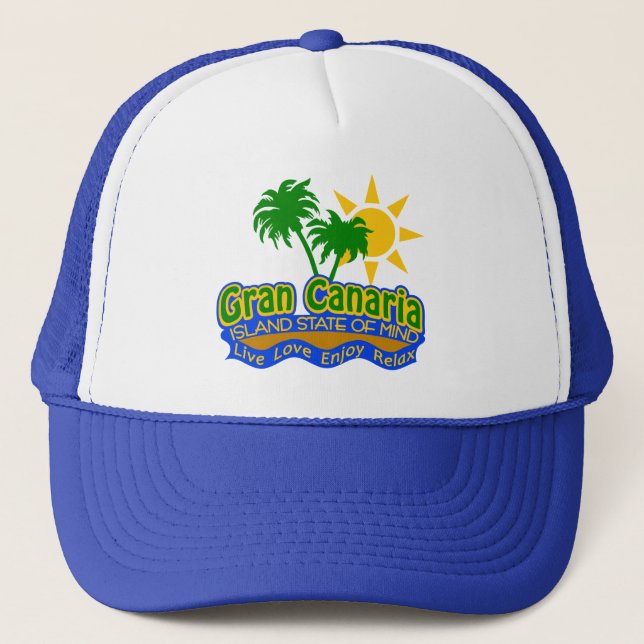 Camionero Gorra del estado de ánimo de Gran Canaria - elija (Anverso)