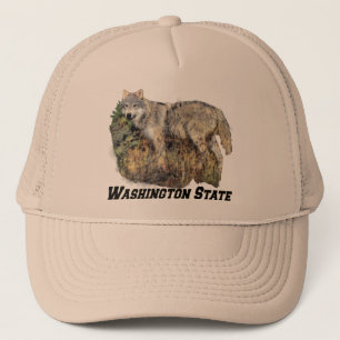 Camionero Gorra del estado de Washington (lobo)