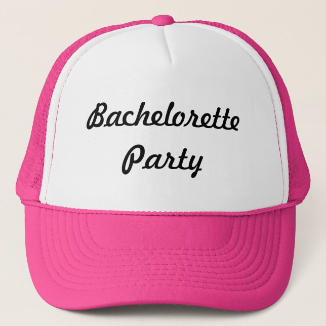 Camionero Gorra del fiesta de Bachelorette (Anverso)
