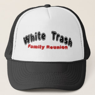 Camionero Gorra del franco de la basura blanca