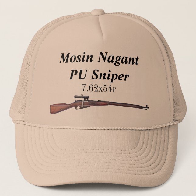 Camionero Gorra del francotirador de la PU de Mosin Nagant (Anverso)