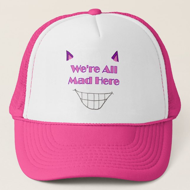 Camionero Gorra del gato de Cheshire (Anverso)