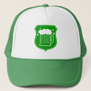 Camionero Gorra del Green St Patrick's Day con logo de cerve