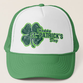Camionero Gorra del Grunge del trébol del día de St Patrick