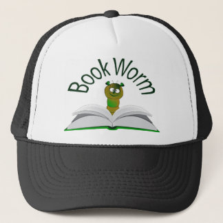 Camionero Gorra del gusano de libro