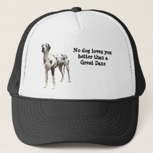 Camionero Gorra del Harlequin de great dane