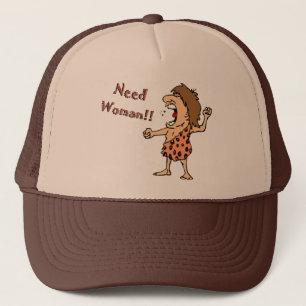 Camionero Gorra del hombre de las cavernas