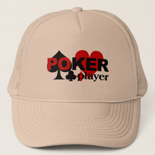Camionero Gorra del jugador de póker