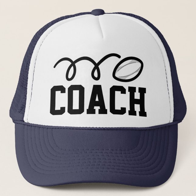 Camionero Gorra del jugador de rugby | gorra de entrenador (Anverso)